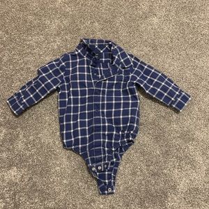 Baby gap button up onesie